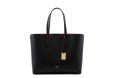 Leather tote bag