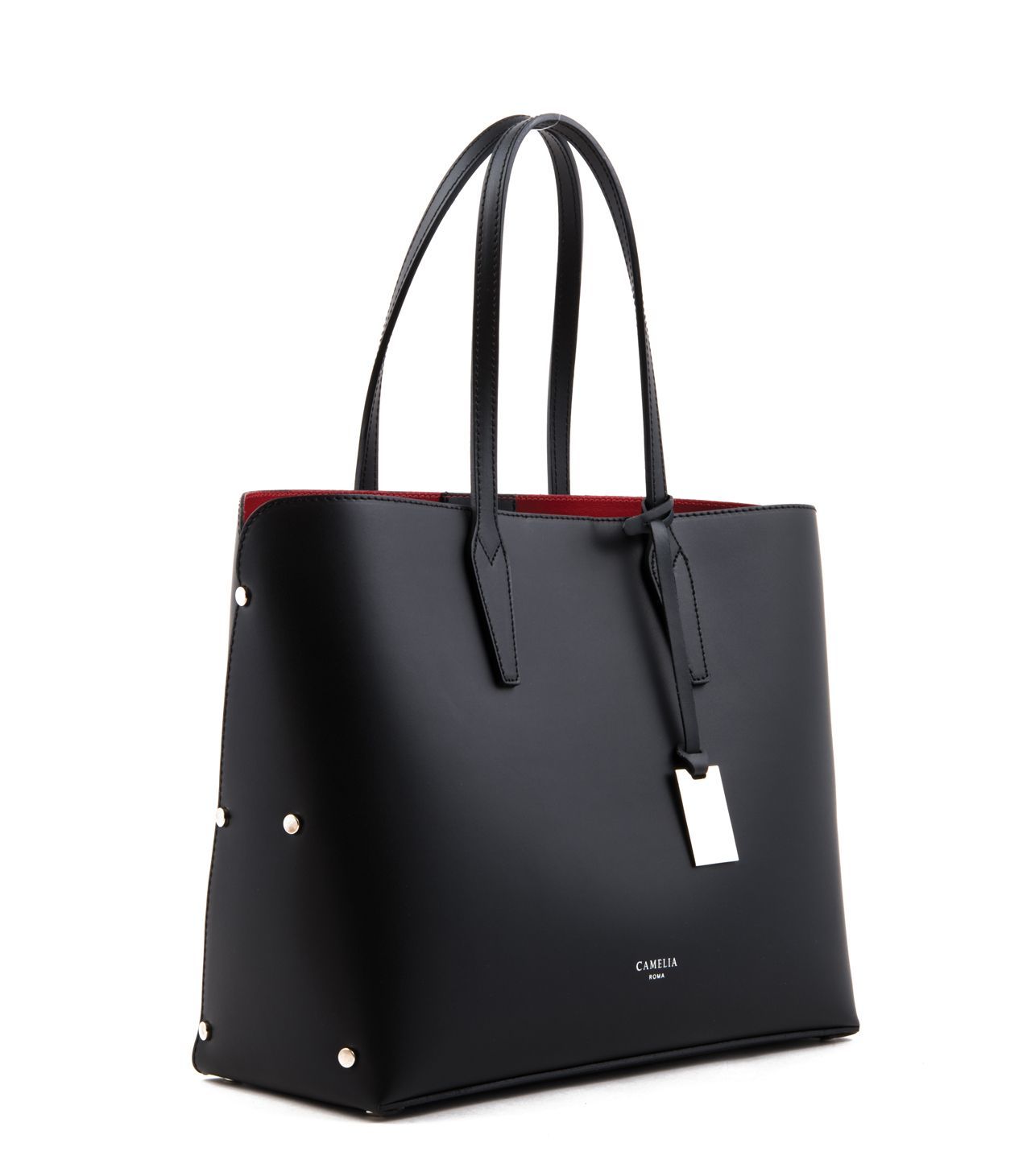 Leather tote bag - Camelia Roma