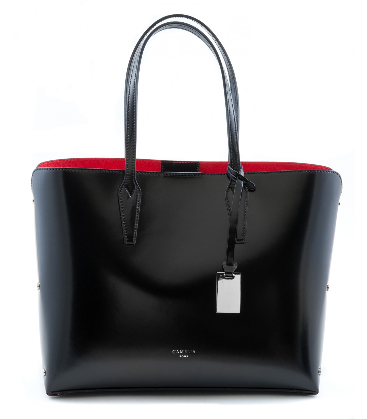 Patent Leather tote bag - Camelia Roma