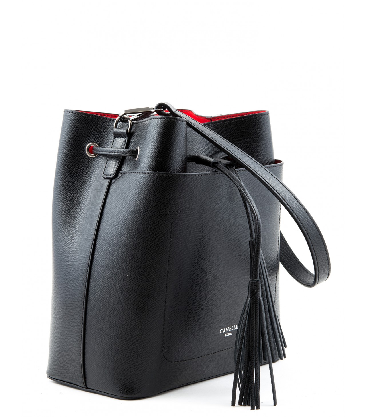 Leather bucket bag - Camelia Roma