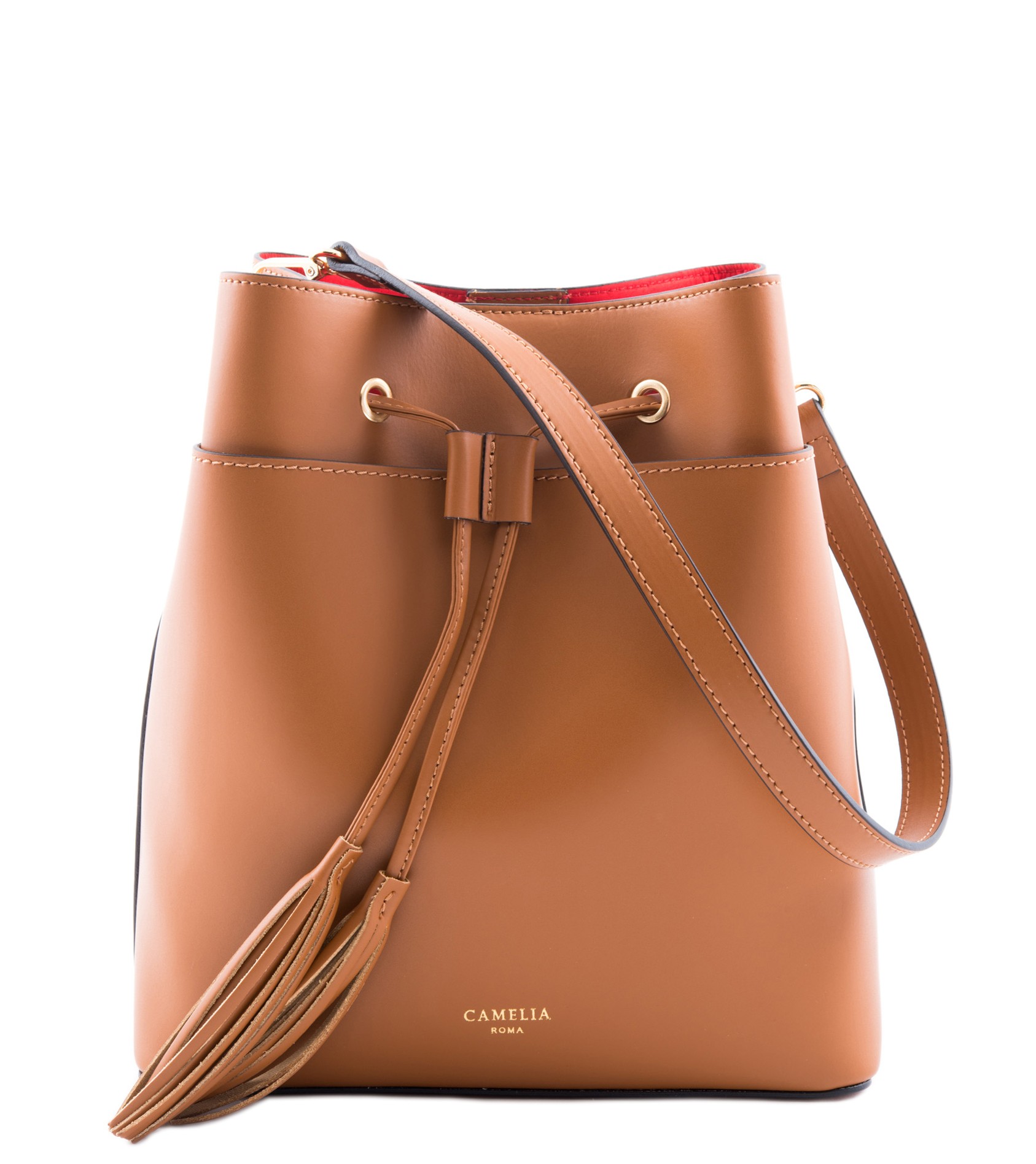 Leather Bucket Bag