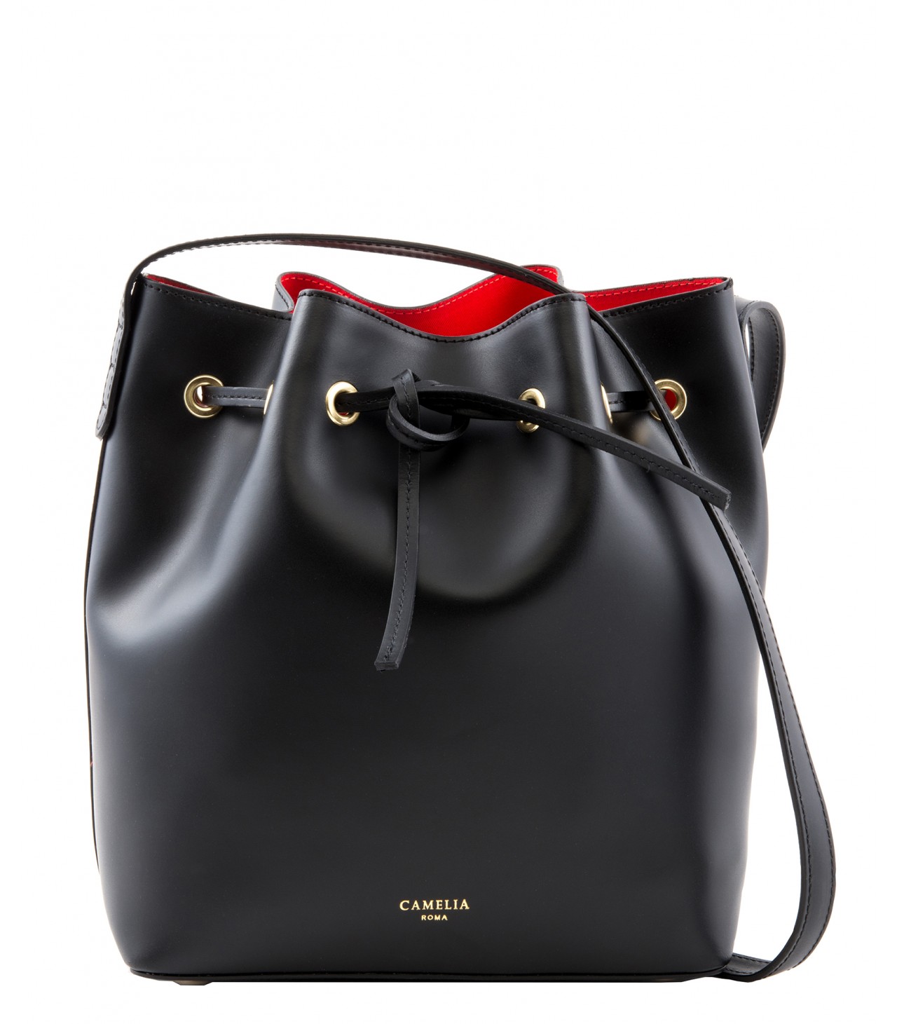 Leather bucket bag - Camelia Roma