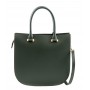 Leather and suede handbag