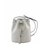 Leather bucket bag