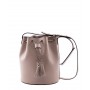 Leather bucket bag