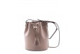 Leather bucket bag