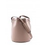 Leather bucket bag