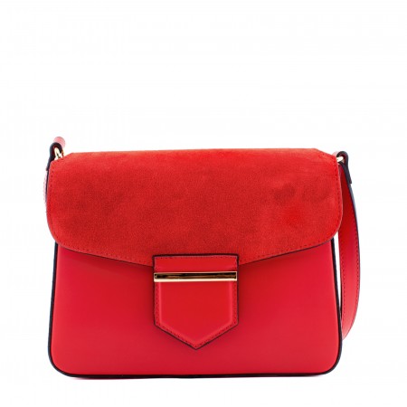rattan leather bag
