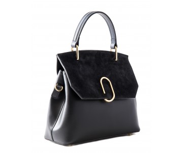 Handbags Camelia Roma Leather And Suede Handbag