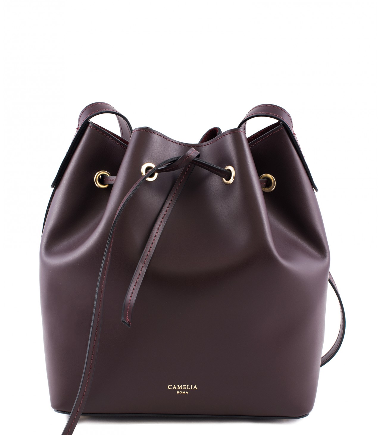 Leather bucket bag - Camelia Roma