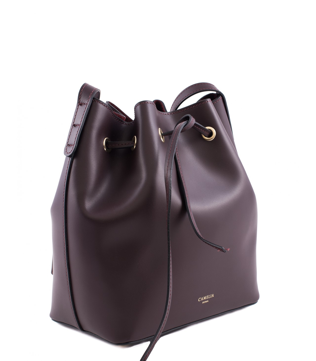 Leather bucket bag - Camelia Roma