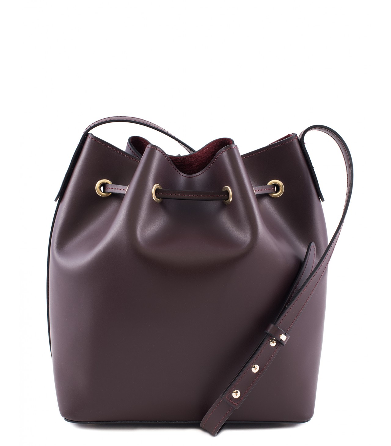 Leather bucket bag - Camelia Roma