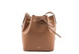 Leather bucket bag