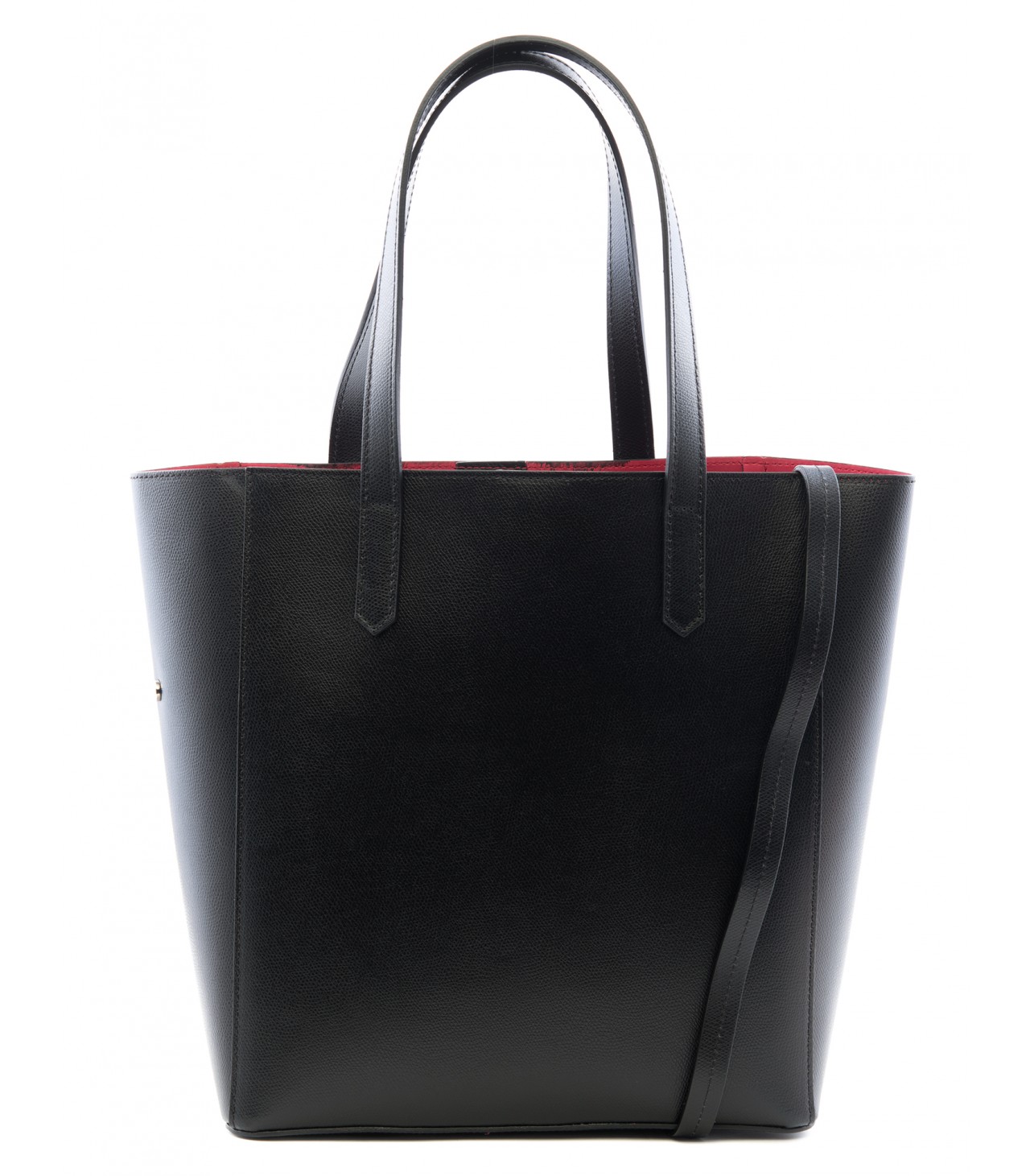 Grained leather tote bag - Camelia Roma