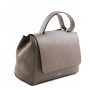 Saffiano leather shoulder bag