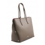 Grained leather tote bag