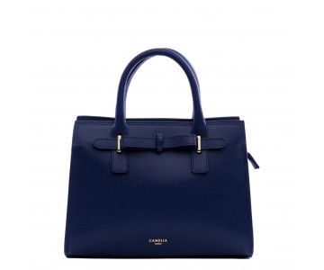 Borsa a mano in pelle saffiano