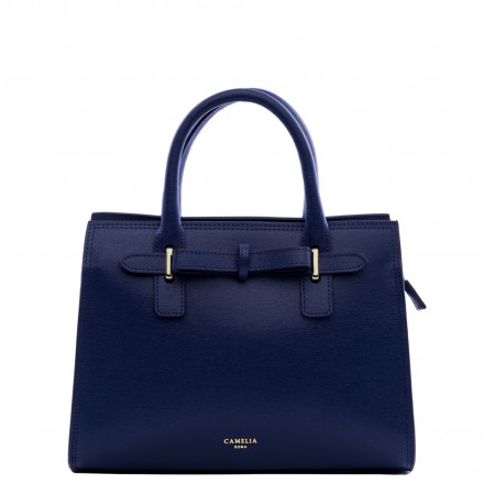 Borsa a mano in pelle saffiano