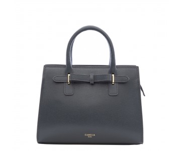Borsa a mano in pelle saffiano