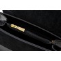 Borsa a tracolla in pelle e scamosciato