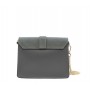 Leather and suede crossbody bag