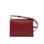 Grained leather shoulder bag