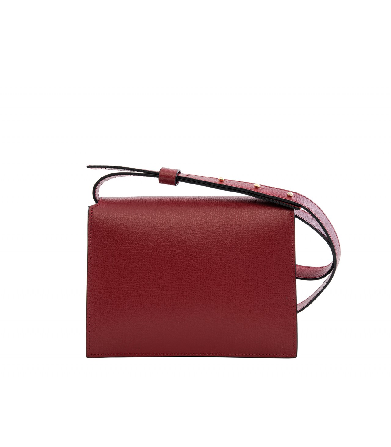 Grained leather shoulder bag - Camelia Roma