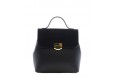 Leather and suede backpack