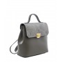 Leather and suede backpack