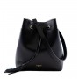 Leather bucket bag