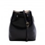 Leather bucket bag