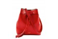 Secchiello in pelle saffiano