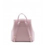 Leather and suede backpack
