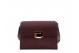 Grained leather shoulder bag