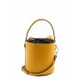 Saffiano Leather bucket bag