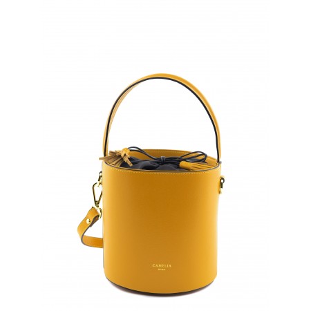 Saffiano Leather bucket bag