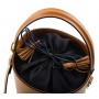 Saffiano Leather bucket bag