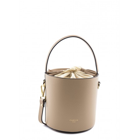 Saffiano Leather bucket bag