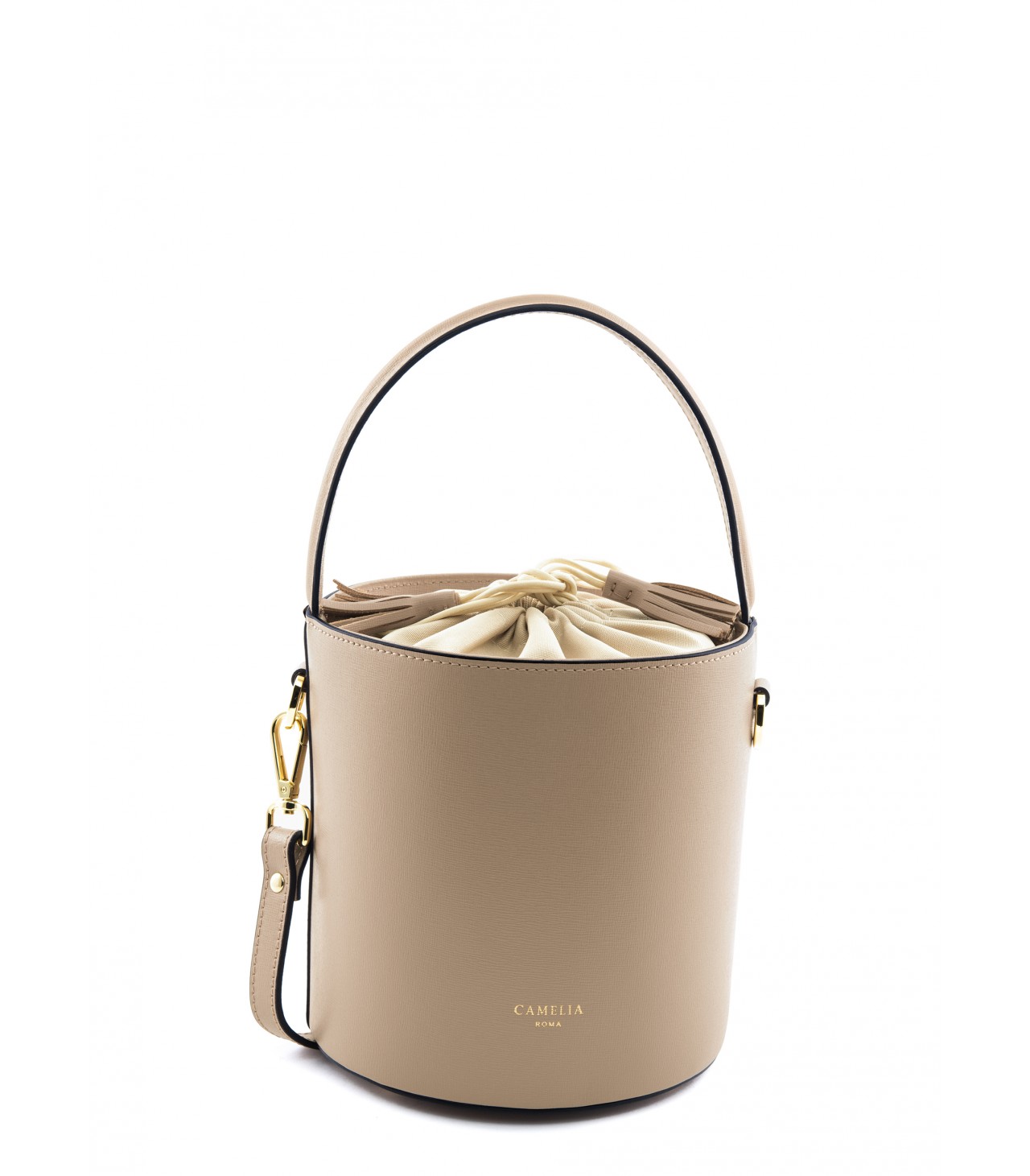 Saffiano Leather Crossbody bag - Camelia Roma