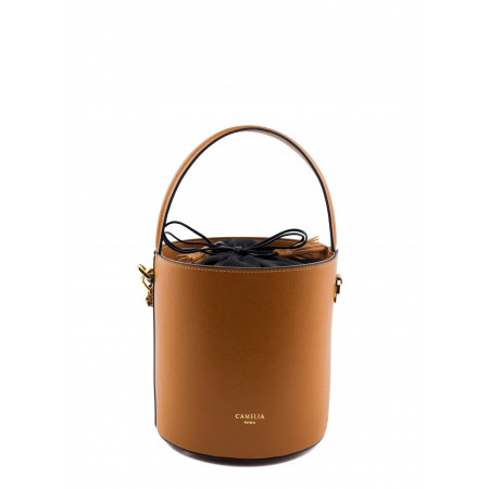 Saffiano Leather bucket bag