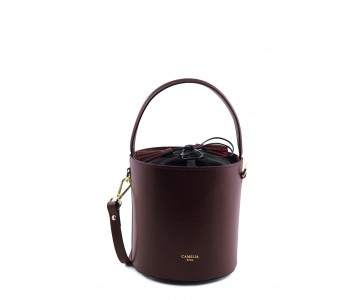 Saffiano Leather bucket bag