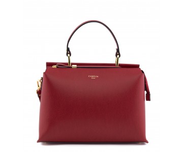 Saffiano Leather Crossbody bag - Camelia Roma