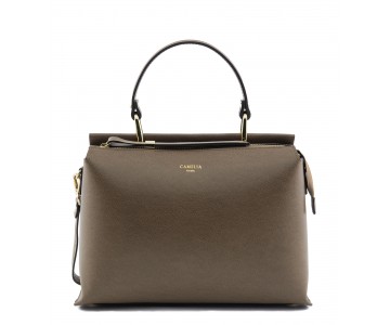 Grained Leather handbag