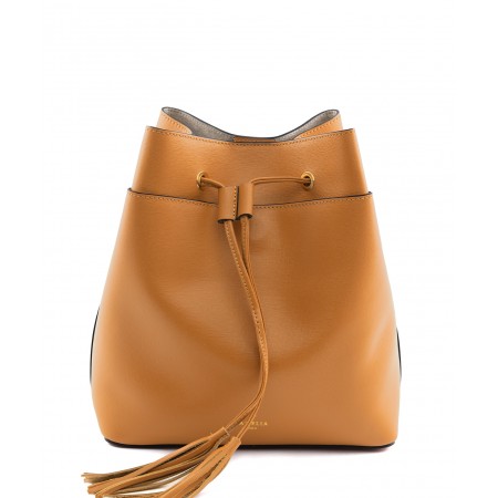 Saffiano Leather bucket bag