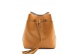 Saffiano Leather bucket bag
