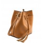 Saffiano Leather bucket bag