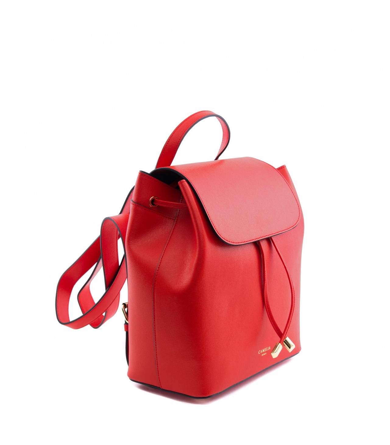 Backpack leather red Clearance