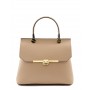 Grained Leather handbag