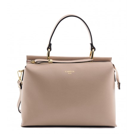 Borsa a mano in pelle palmellato