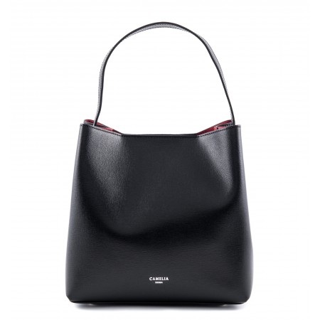 Saffiano leather shoulder bag